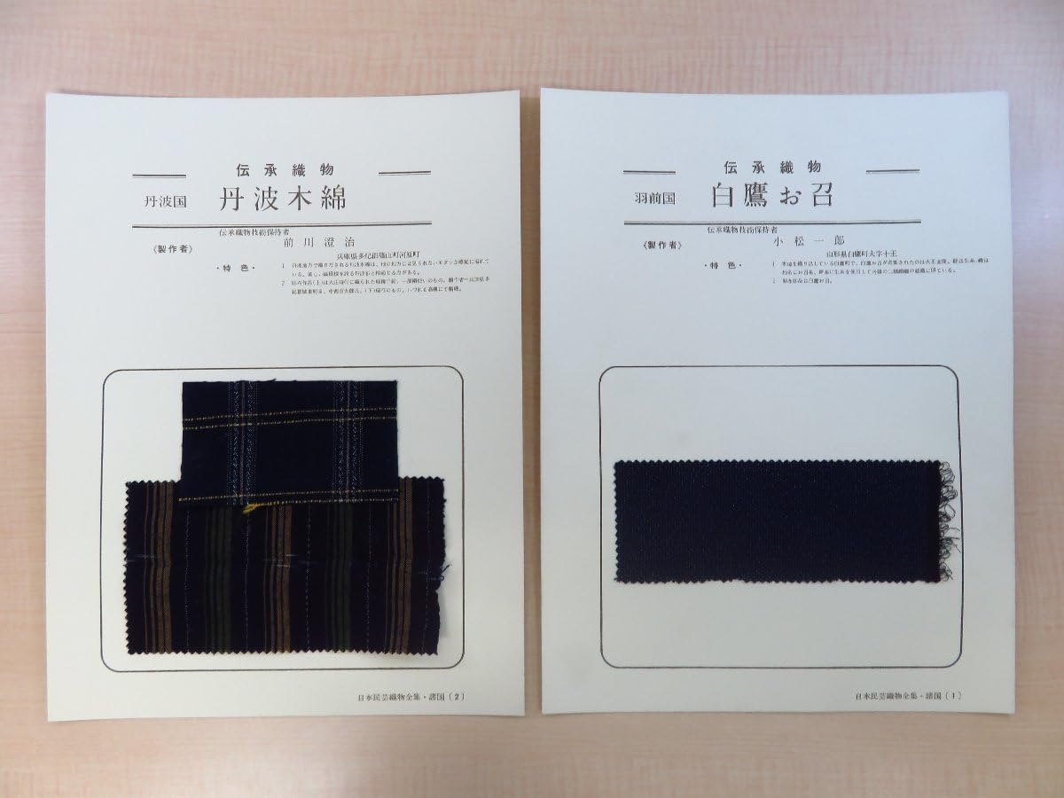 諸国伝承染織裂地帖